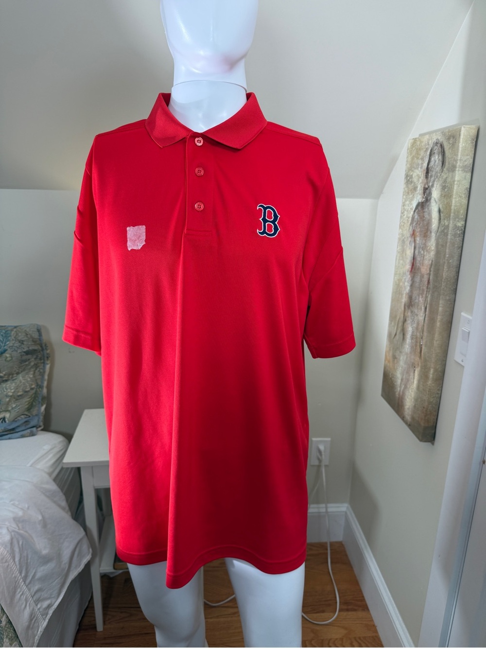 Majestic Boston Red Sox Red Polo Shirt Men’s XL MLB Team Apparel